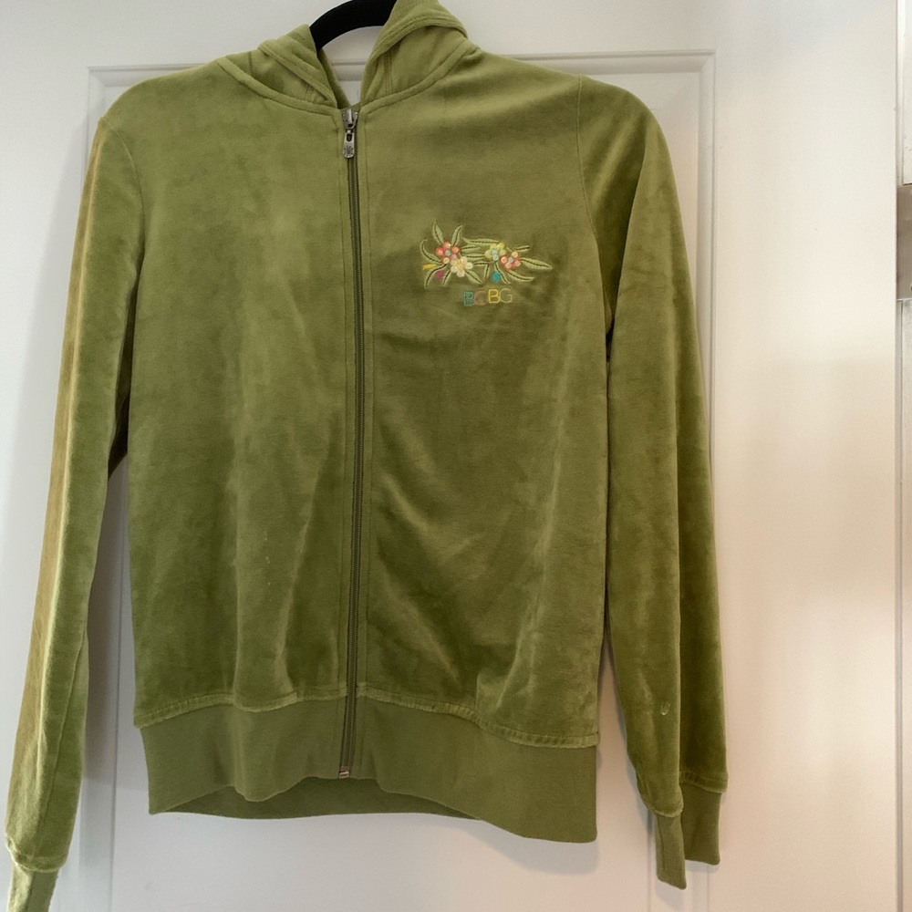 BCBG Velvet Sweatshirt